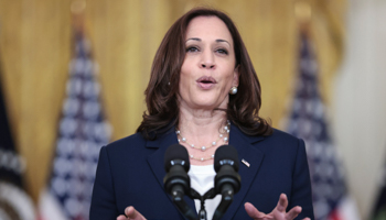 US Vice President Kamala Harris (Oliver Contreras/POOL/EPA-EFE/Shutterstock)