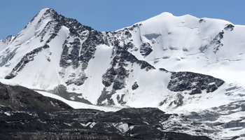 A view of the Davydov Glacier at the Kumtor gold mine, Kyrgyzstan, May 2021 (IGOR KOVALENKO/EPA-EFE/Shutterstock)