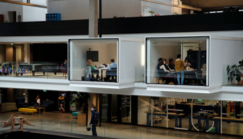 Station F in Paris, the world's largest start-up incubator (Christophe Ena/AP/Shutterstock)