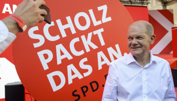 German Finance Minister and SPD leader, Olaf Scholz (Jens Schlueter/AP/Shutterstock)