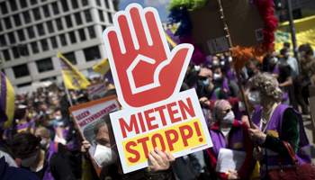 Protest against rising rents, Berlin (Stefan Boness/Ipon/SIPA/Shutterstock)