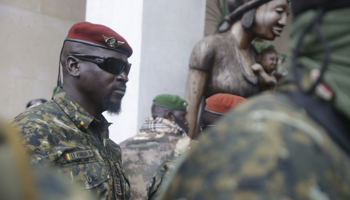 The leader of Guinea's military coup, Lt. Col Mamady Doumbouya (Sunday Alamba/AP/Shutterstock)