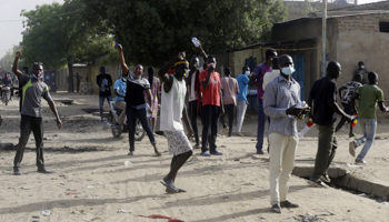 Protest in N'Djamena, April (Sunday Alamba/AP/Shutterstock)