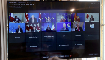  G7 video conference, August (Tiziano Da Silva-POOL/SIPA/Shutterstock)