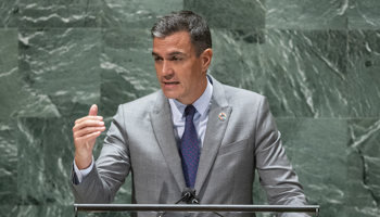 Spanish Prime Minister Pedro Sanchez (Eduardo Munoz/UPI/Shutterstock)