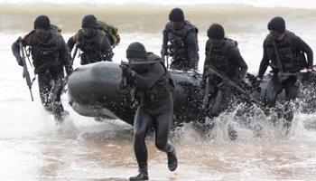 Taiwanese marines training on Kinmen island (Wally Santana/AP/Shutterstock)