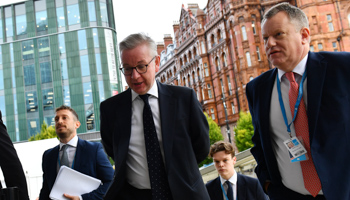 Michael Gove, Secretary of State for Levelling Up, Housing and Communities and David Frost, Minister for EU Relations (James Veysey/Shutterstock)