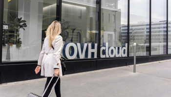 Paris offices of European data storage giant OVH Cloud (Vincent Isore/via ZUMA Press/Shutterstock)