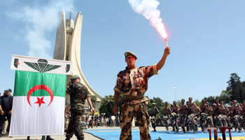 Algerian soldiers at a military show (AP/Shutterstock)