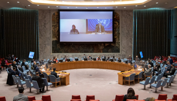 UN Security Council meeting on Libya, November 2021 (Chine Nouvelle/SIPA/Shutterstock)
