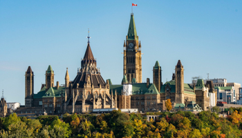 A view of Canada's parliament buildings in Ottawa (Warren Toda/EPA-EFE/Shutterstock)