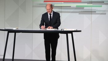 Germany's incoming chancellor Olaf Scholz (Action Press/Shutterstock)
