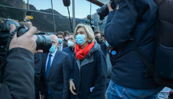 Valerie Pecresse, the presidential candidate for France's centre-right Les Republicains (Laurent Coust/SOPA Images/Shutterstock)