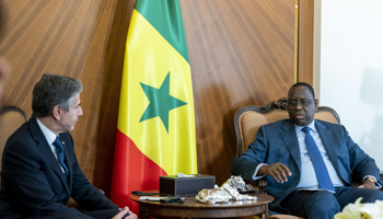 Secretary of State Antony Blinken meets Senegalese President Macky Sall, November 20, 2021 (Andrew Harnik/AP/Shutterstock)