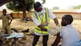 COVID-19 Vaccination campaign in Nigeria (Gbemiga Olamikan/AP/Shutterstock)