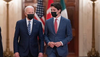 US President Joe Biden and Canadian Prime Minister Justin Trudeau (Shutterstock)