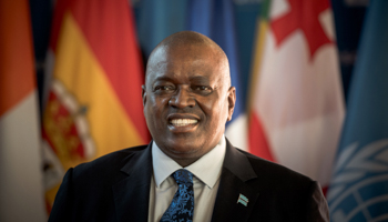 Botswana President Mokgweetsi Masisi (Nicolas Nicolas Messyasz/SIPA/Shutterstock)