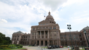 The Texas State Capitol building in Austin, September 3 (Reginald Mathalone/NurPhoto/Shutterstock)