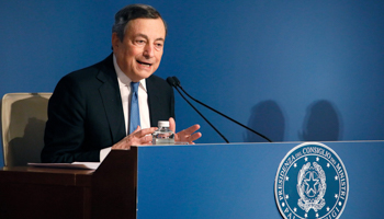 Italy Prime Minister Mario Draghi (Piero Tenagli/IPA/Shutterstock)