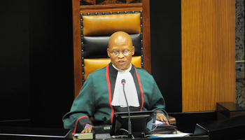 Former South African Chief Justice Mogoeng Mogoeng (Mike Hutchings/Pool/EPA-EFE/Shutterstock)