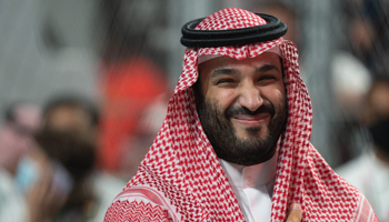 Crown Prince Mohammed bin Salman at the Saudi Arabian Grand Prix, December 5, 2021 (Action Press/Shutterstock)