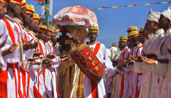 Orthodox Christians celebrate Timket, Addis Ababa, January 19, 2021 (Xinhua/Shutterstock)