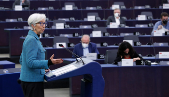 ECB President Christine Lagarde (Julien Warnand/EPA-EFE/Shutterstock)