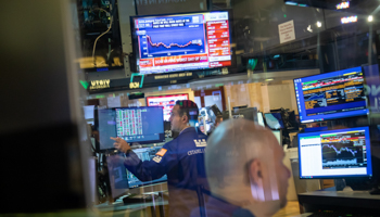 Traders work at the New York Stock Exchange (Xinhua/Shutterstock)