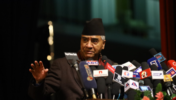 Prime Minister Sher Bahadur Deuba (Subash Shrestha/Shutterstock)