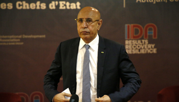 Mauritanian president Mohamed Ould Ghazouani (Legnan Koula/EPA-EFE/Shutterstock)