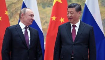 Russian President Vladimir Putin and Chinese President Xi Jinping (EyePress News/Shutterstock)