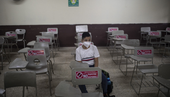 A school in Veracruz, Mexico following the return to in-person classes (Felix Marquez/AP/Shutterstock)
