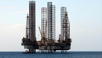 Oil drilling platform in the Gulf of Suez, Abou Zenima, Egypt (Khaled Elfiqi/EPA/Shutterstock)