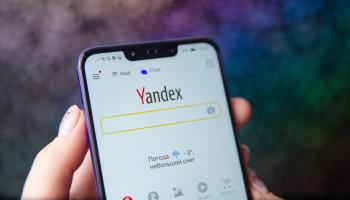 Yandex website (Shutterstock)