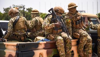 Malian army commandos, 2021 (Nicolas Remene/Le Pictorium Agency via ZUMA/Shutterstock)