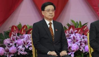 John Lee as chief secretary at a National Day celebration in October 2021 (Kin Cheung/AP/Shutterstock)