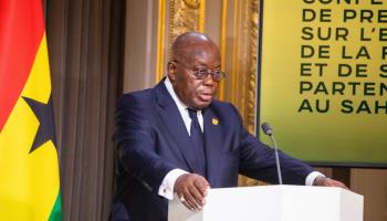 Ghanaian President Nana Akufo-Addo (Romain GAILLARD/POOL/SIPA/Shutterstock)