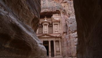 Petra, Jordan's main tourist venue (Amel Pain/EPA-EFE/Shutterstock)