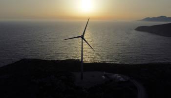 Wind Turbine, Aegean Sea (Thanassis Stavrakis/AP/Shutterstock)