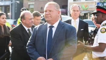 Doug Ford seen at the start of his premiership, July 25, 2018 (Stacey Newman/Shutterstock)