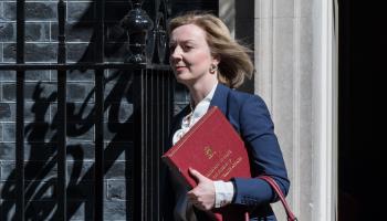 UK Foreign Secretary Liz Truss (Wiktor Szymanowicz/Shutterstock)