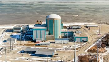 The decommissioned Kewaunee nuclear power station in Wisconsin, February 3 (Tannen Maury/EPA-EFE/Shutterstock)
