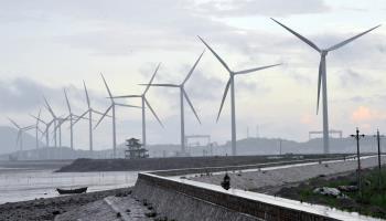 Donghaitang wind power base in Zhejiang province, China (Kpa/Zuma/Shutterstock)