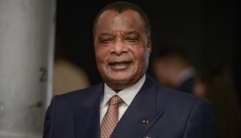Congolese leader President Denis Sassou-Nguesso (Isa Harsin/SIPA/Shutterstock)