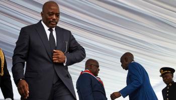 Former President Joseph Kabila attends President Felix Tshisekedi's inauguration (Hugh Kinsella Cunningham/EPA-EFE/Shutterstock)