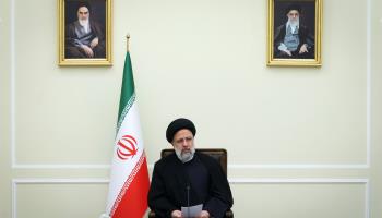 President Ibrahim Raisi, Tehran, May 14 (Iranian Presidency/ZUMA Press Wire/Shutterstock)