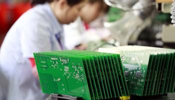 A circuit board manufacturing facility in Jiujiang, China (Shutterstock)