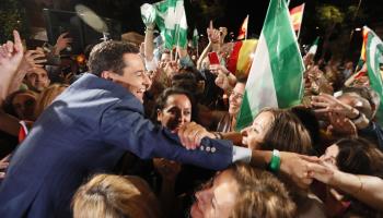 Popular Party's candidate for the regional president in Andalucia, Juanma Moreno (Jose Manuel Vidal/EPA-EFE/Shutterstock)