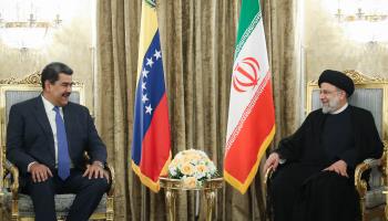 President Nicolas Maduro (l) with Iranian President Ibrahim Raisi in Tehran (Iranian Presidency/ZUMA Press Wire/Shutterstock)