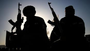Taliban at a ceremony in Kabul, March (Stringer/EPA-EFE/Shutterstock)
